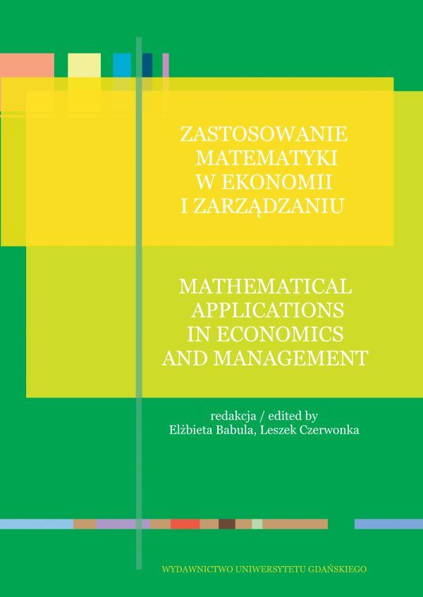 Zastosowanie matematyki w ekonomii i zarządzaniu / Mathematical applications in economics and management - obrazek 2
