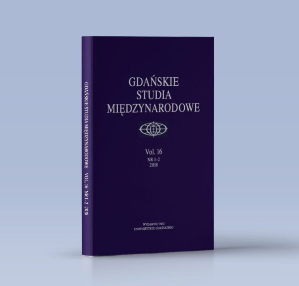 Gdańskie Studia Międzynarodowe. Vol. 16, nr 1–2