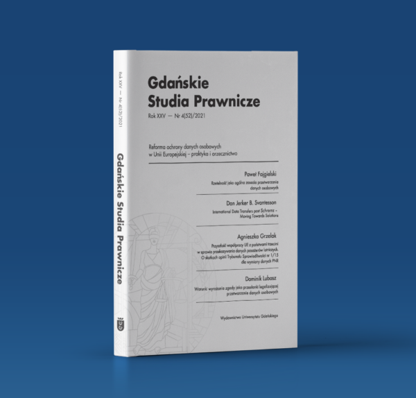 Gdańskie Studia Prawnicze 4(52)/2021