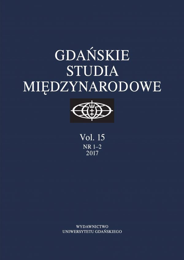 Gdańskie Studia Międzynarodowe. Vol. 15, nr 1-2, 2017 - obrazek 2