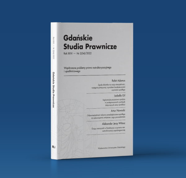 Gdańskie Studia Prawnicze 2(54)/2022