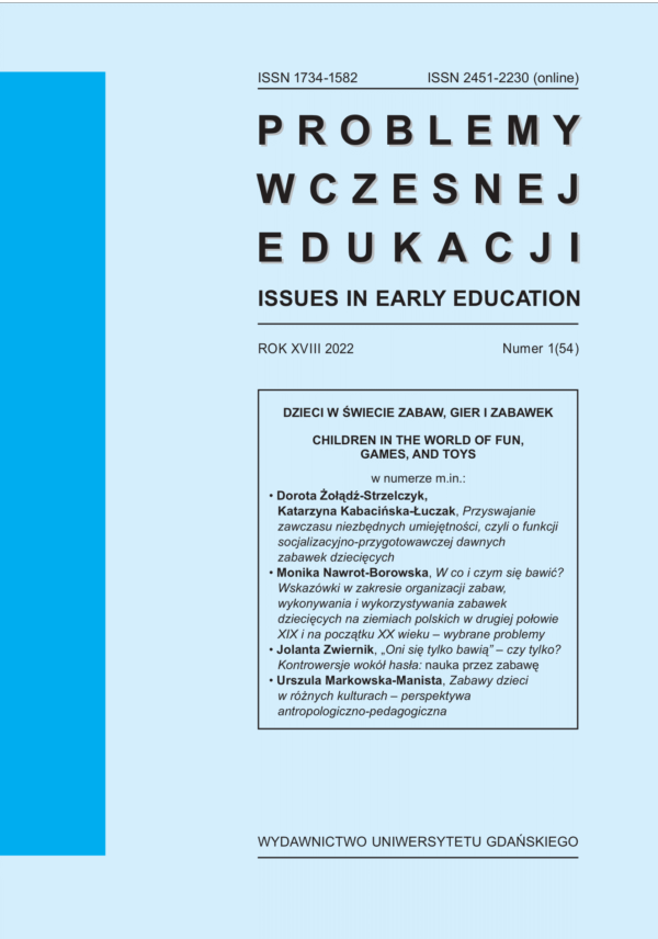 Problemy Wczesnej Edukacji 2022, nr 1 (54) - obrazek 2