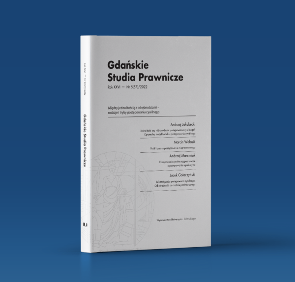 Gdańskie Studia Prawnicze 5(57)/2022