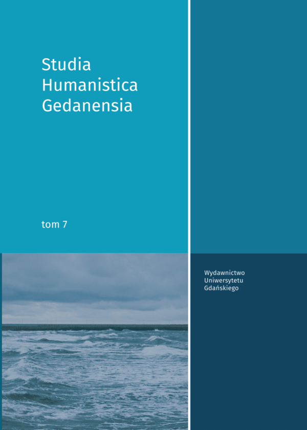 Studia Humanistica Gedanensia 2022, t. 7 - obrazek 2