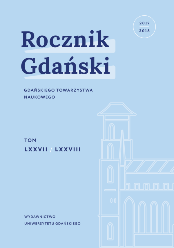 Rocznik Gdański. Tom LXXVII / LXXVIII (2017/2018) - obrazek 2