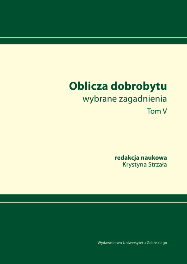 Oblicza dobrobytu – wybrane zagadnienia. Tom V - obrazek 2