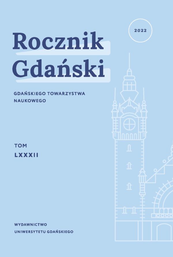 Rocznik Gdański. Tom LXXXII (2022) - obrazek 2