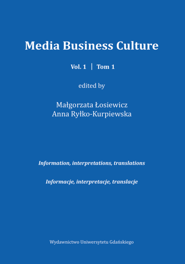 Media Business Culture Vol. 1 Tom 1 - obrazek 2