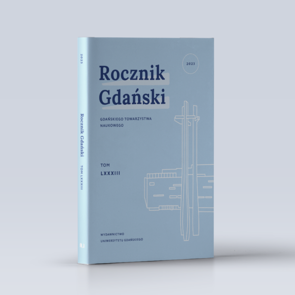 Rocznik Gdański. Tom LXXXIII (2023)