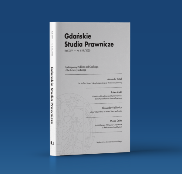 Gdańskie Studia Prawnicze 4(48)/2020