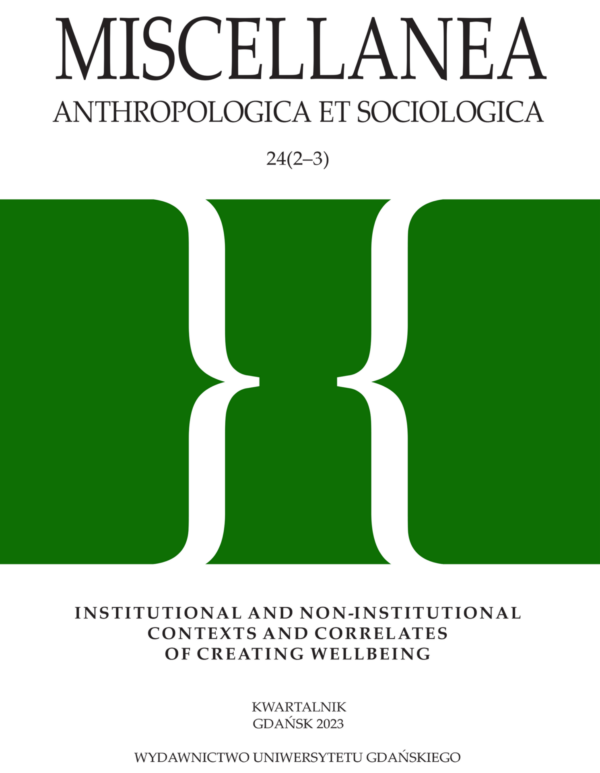 Miscellanea Anthropologica et Sociologica 24(2–3) - obrazek 2