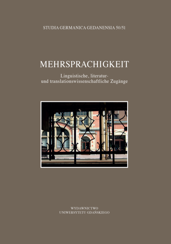 Studia Germanica Gedanensia 50/51. Linguistische, literatur- und translationswissenschaftliche Zugänge - obrazek 2