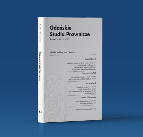 Gdańskie Studia Prawnicze 1(66)/2025