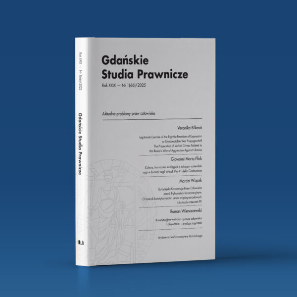 Gdańskie Studia Prawnicze 1(66)/2025