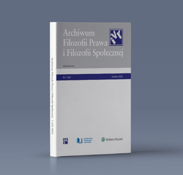 Archiwum Filozofii Prawa i Filozofii Społecznej 1(42)/2025