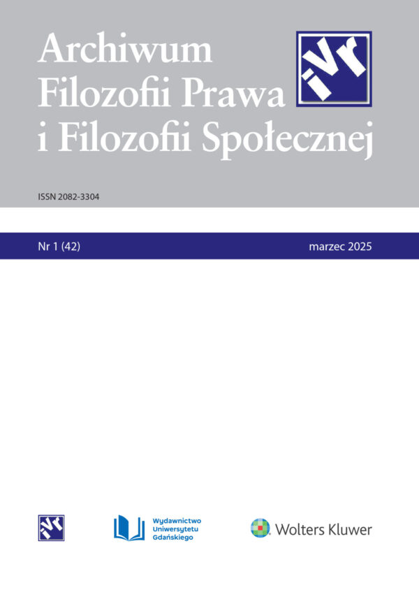 Archiwum Filozofii Prawa i Filozofii Społecznej 1(42)/2025 - obrazek 2