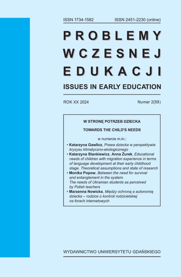 Problemy Wczesnej Edukacji 2024, nr 2(59) - obrazek 2