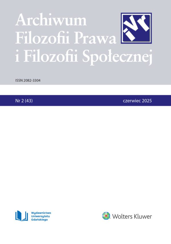 Archiwum Filozofii Prawa i Filozofii Społecznej 2(43)/2025 - obrazek 2