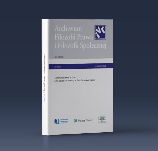 Archiwum Filozofii Prawa i Filozofii Społecznej 3(44)/2025